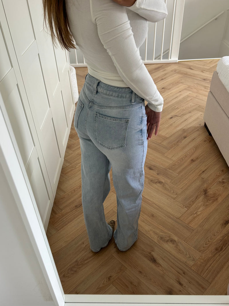 Cross Waist Jeans 00021-1 - BYNICCI.NL