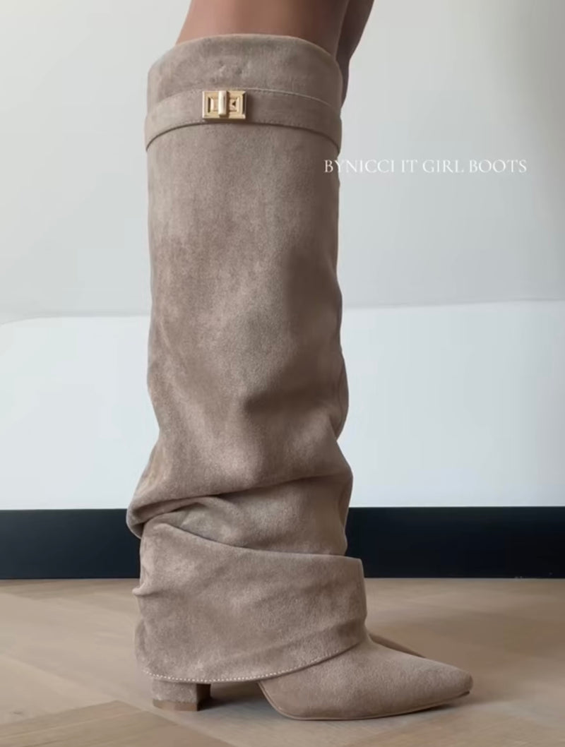 ByNicci Khaki Boots 02 Pre Order