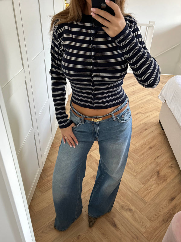 Stripes Top Navy