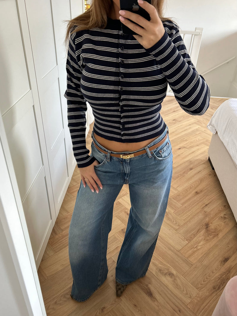 Stripes Top Navy