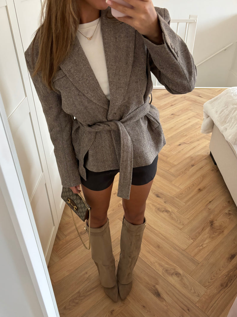 Blazer Jacket Taupe