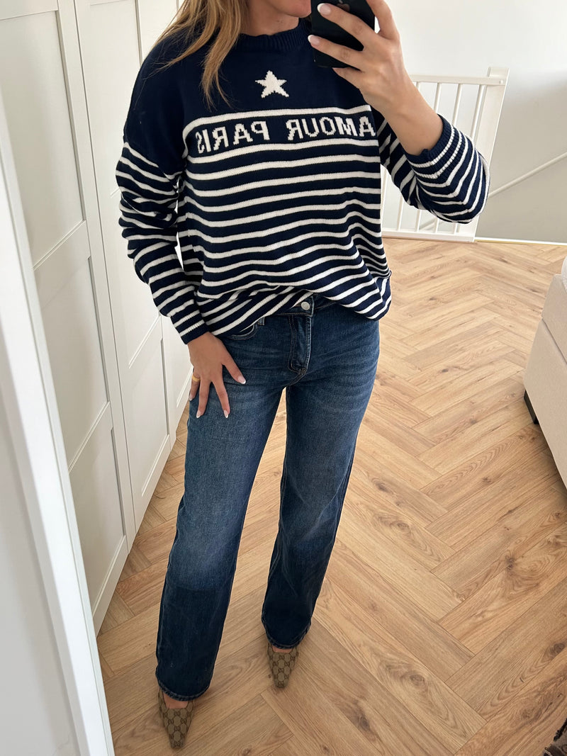 Amour Sweater Navy