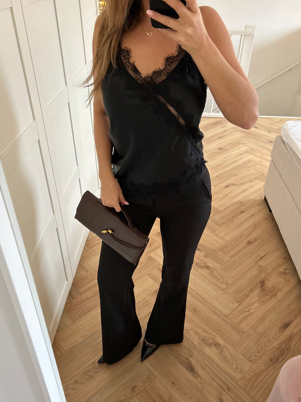 Lace Top Black