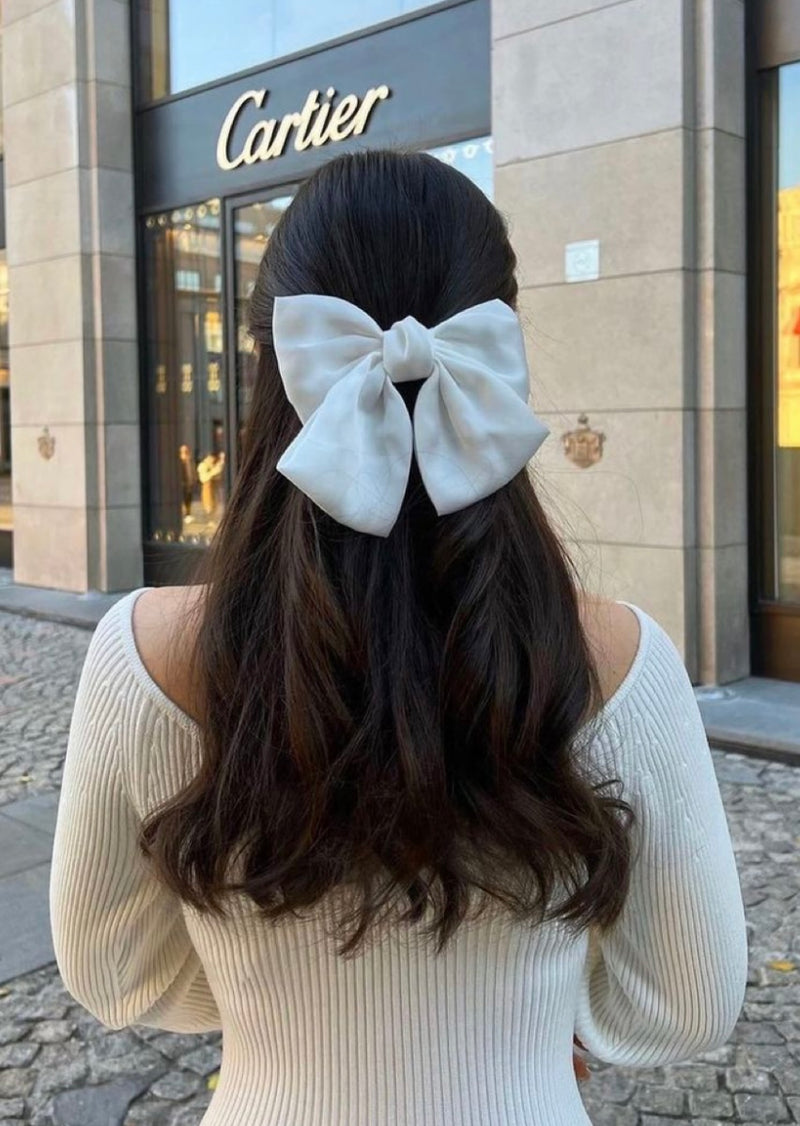 Hair Bow White - BYNICCI.NL