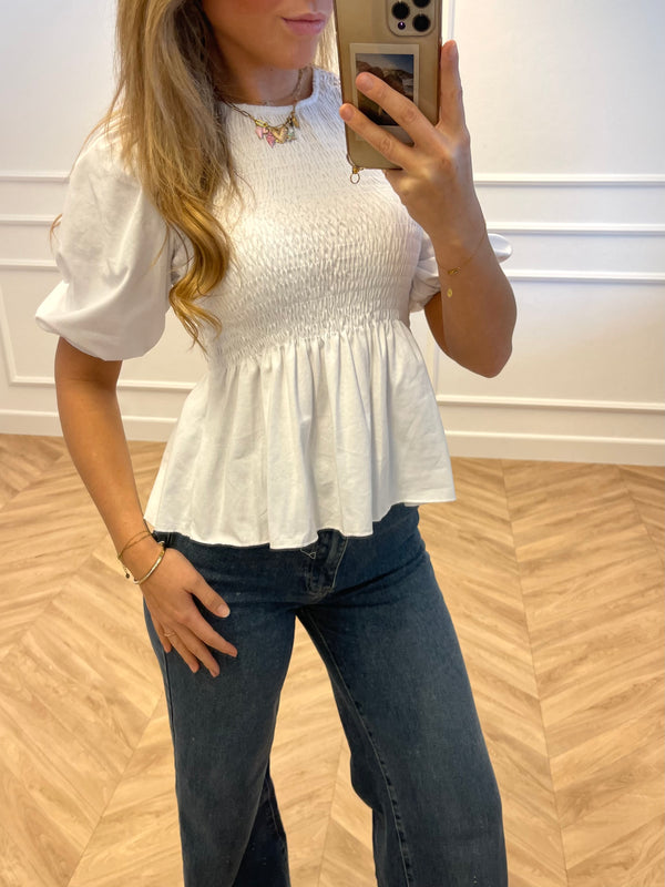 Must White Top - BYNICCI.NL