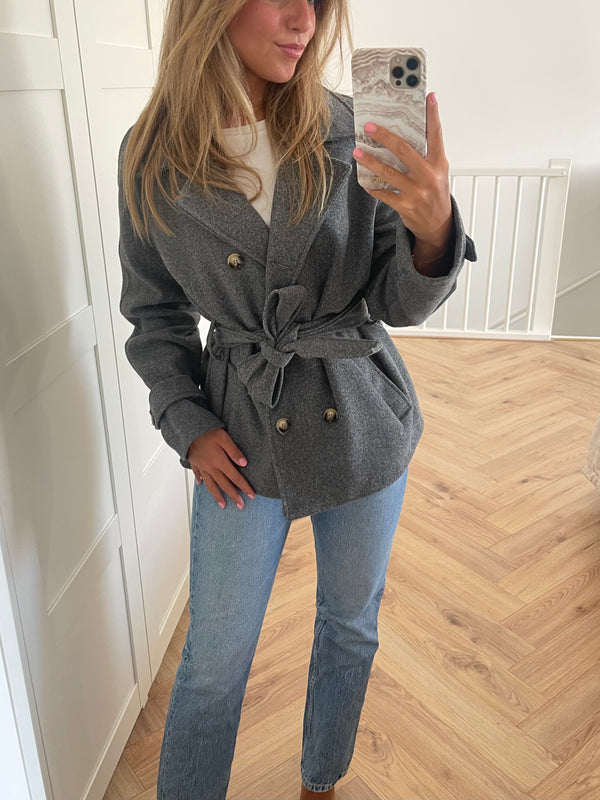 Stockholm Jacket Grey - BYNICCI.NL