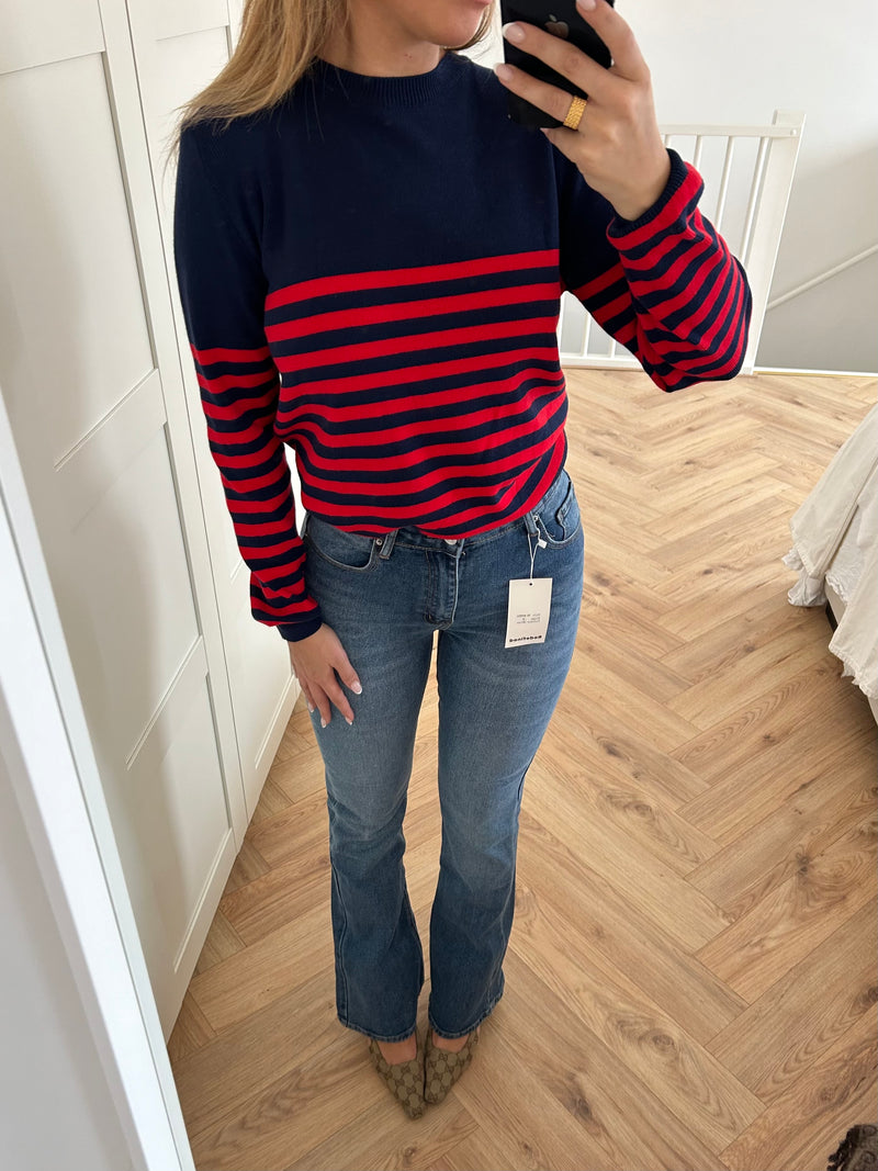 Stripes Knit Red