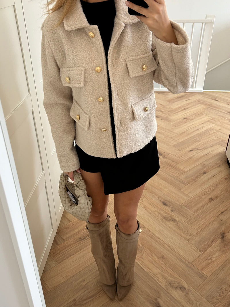 Teddy Jacket Beige