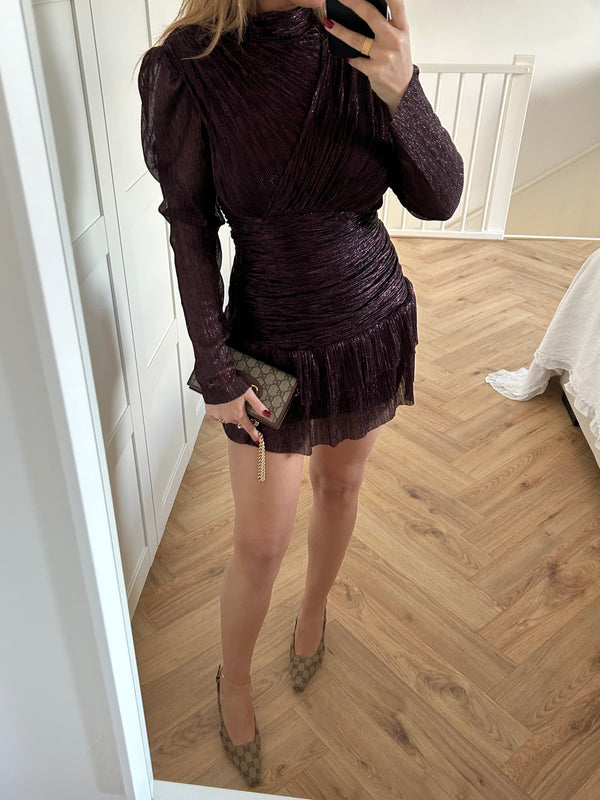 Serena Dress Bordeaux