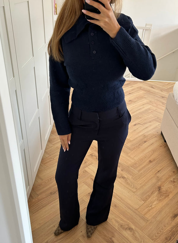 Polo Sweater Navy