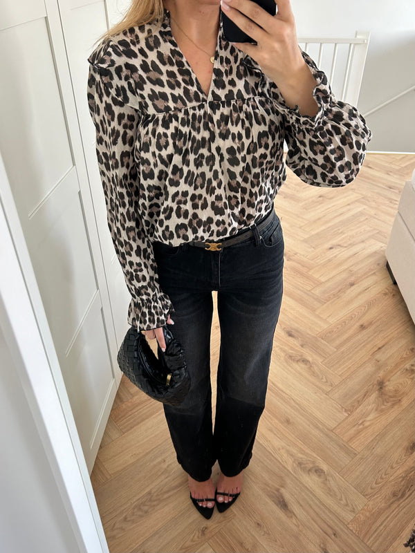 Leopard Blouse