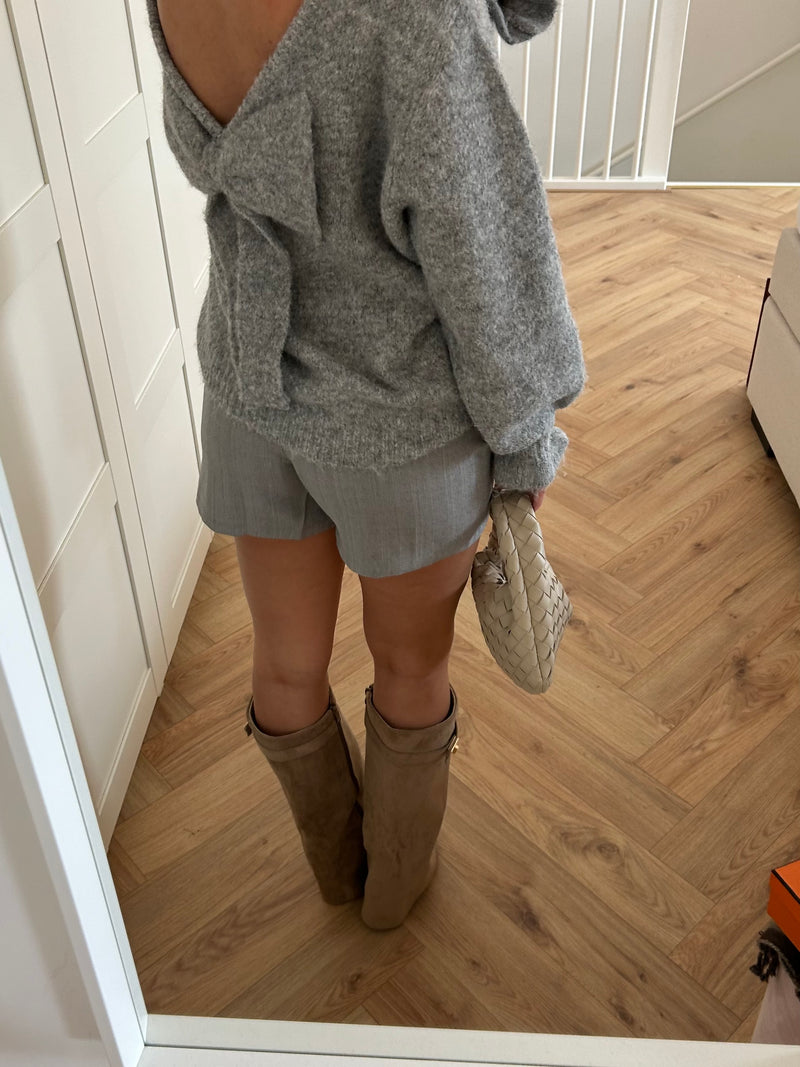 Bow Grey Sweater