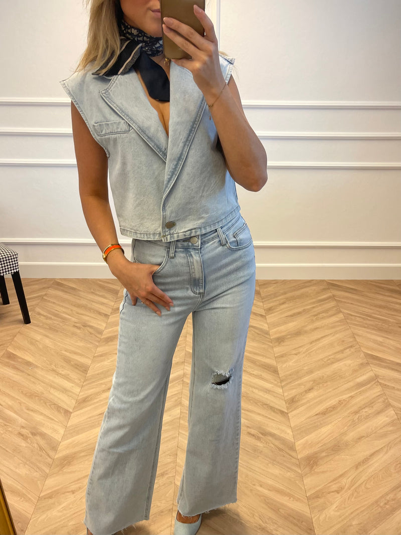 Denim Gilet - BYNICCI.NL