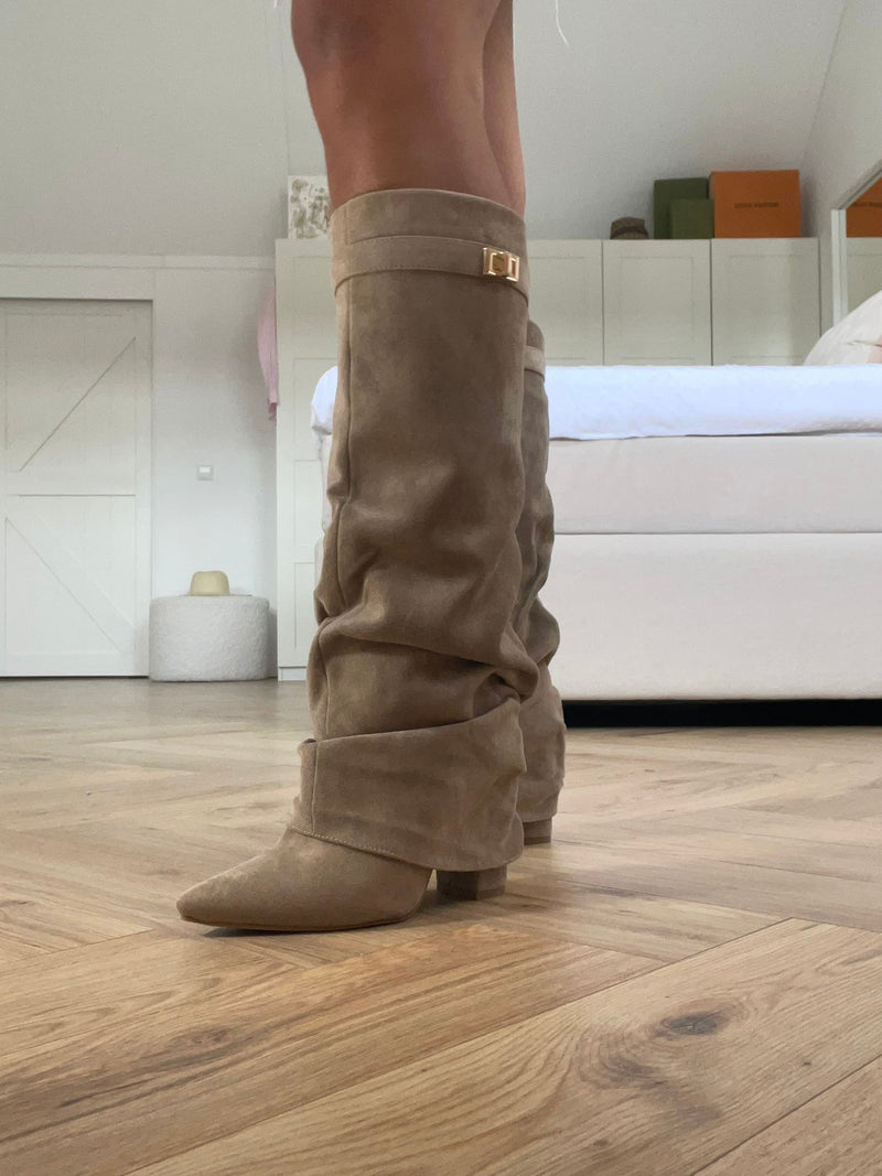 ByNicci Khaki Boots 02 Pre Order - BYNICCI.NL