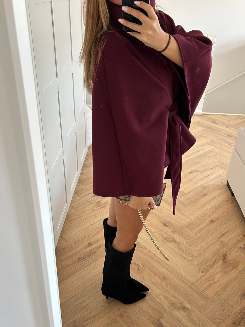 It Girl Jacket Bordeaux
