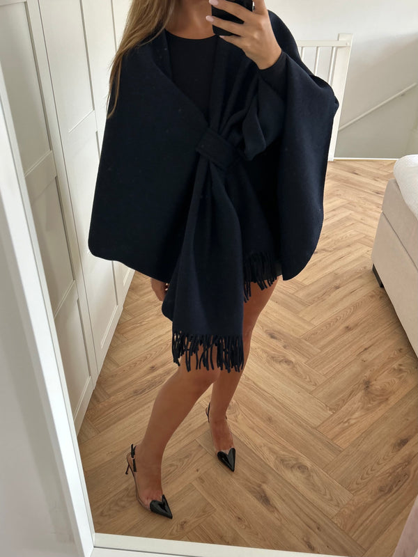 ByNicci Poncho Navy