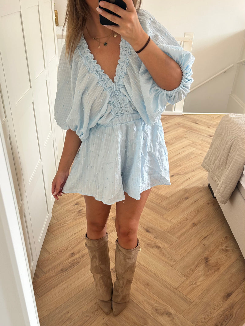 Blue Playsuit