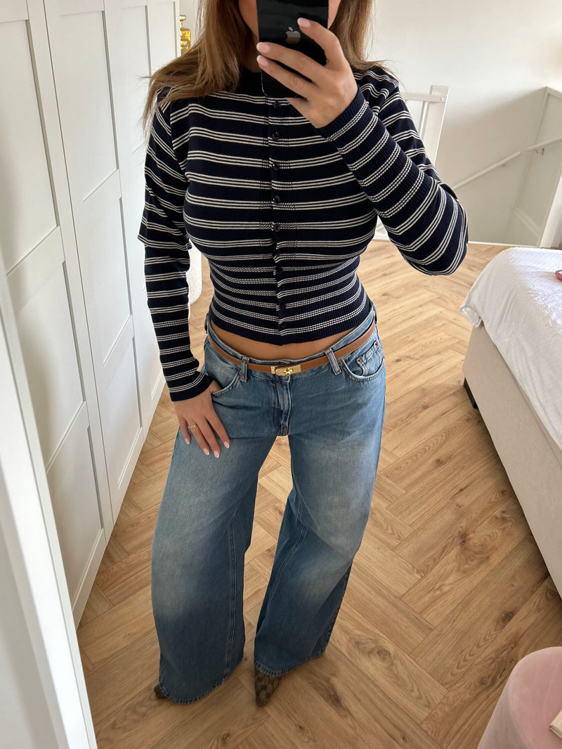 Stripes Top Navy