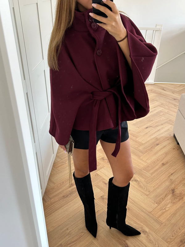 It Girl Jacket Bordeaux