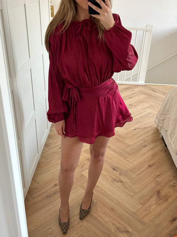 Alyssa Dress Red