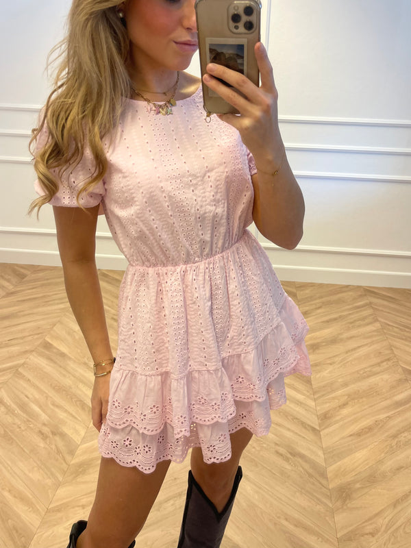 Maya Dress Pink - BYNICCI.NL