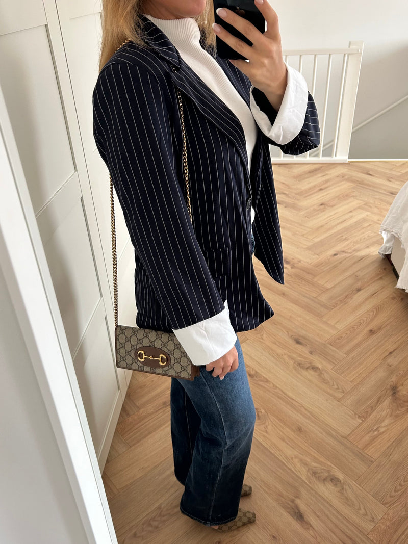 Stripes Blazer Navy