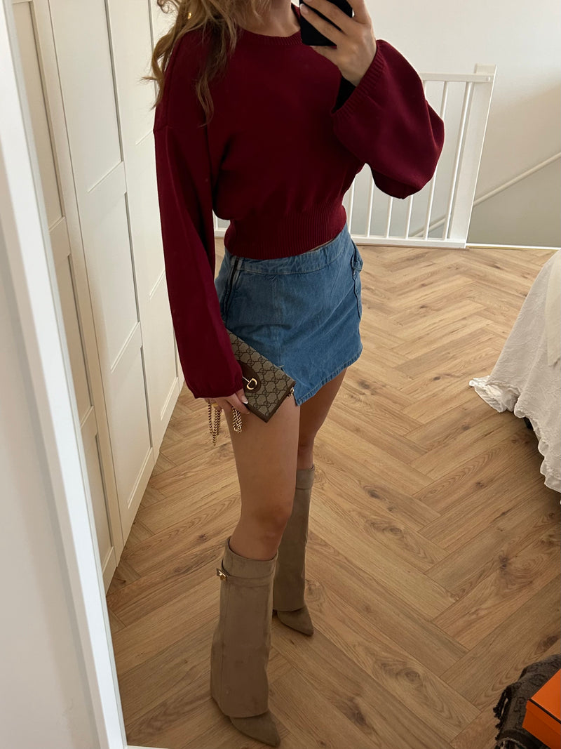 ByNicci Bordeaux Sweater