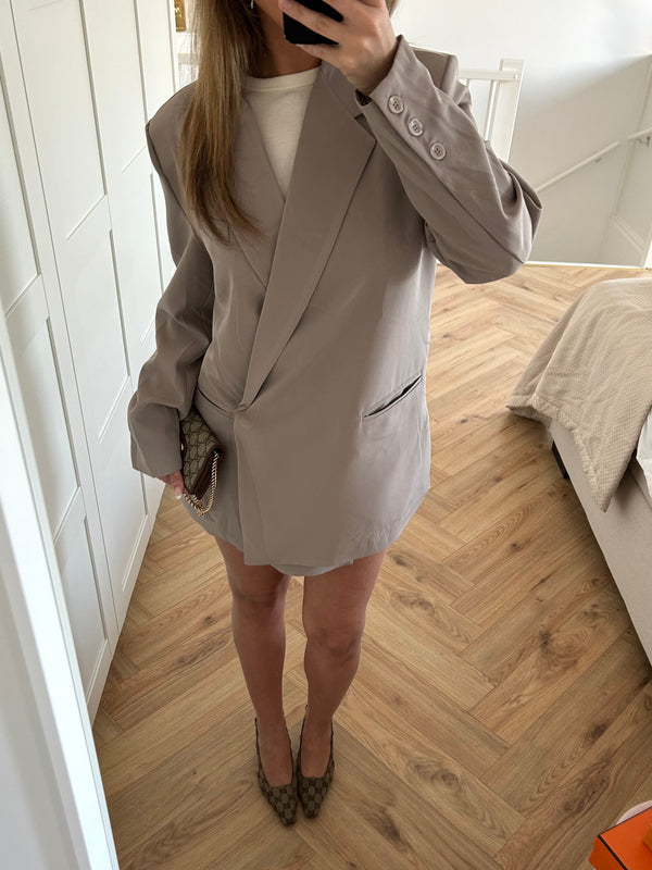 Oversized Blazer Taupe