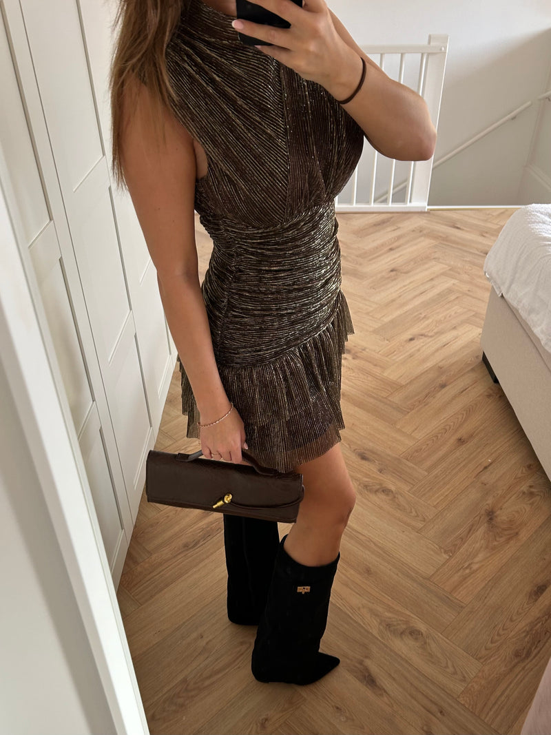 It Girl Dress Gold - Silver