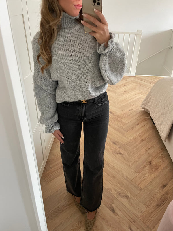 ByNicci Sweater Grey - BYNICCI.NL