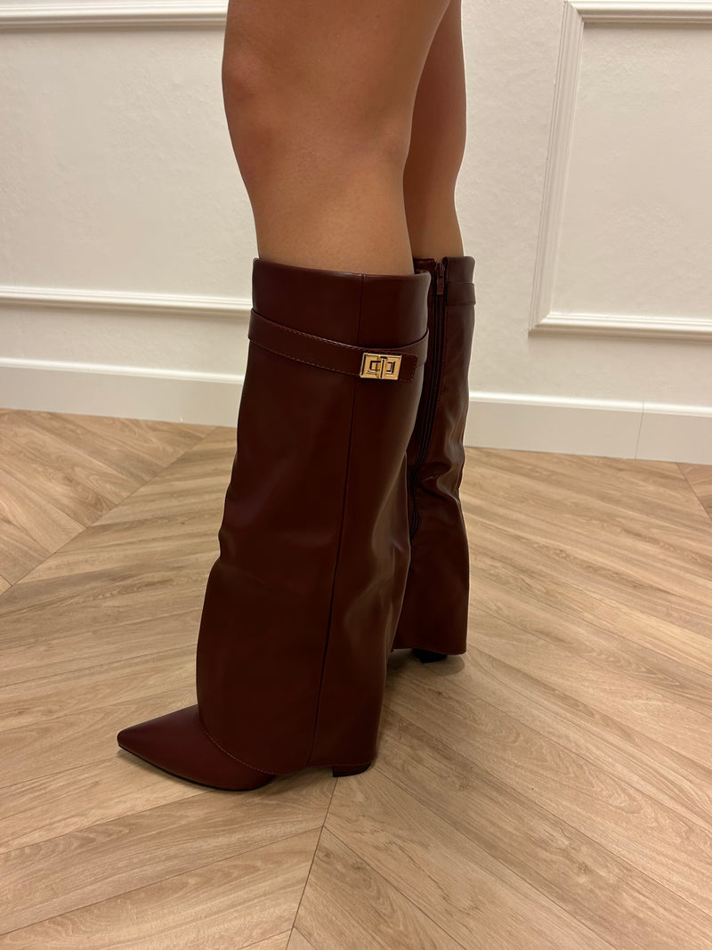 It Girl Boots Bordeaux