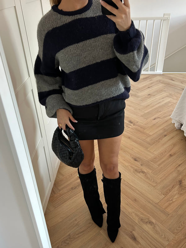 Stripes Sweater Navy