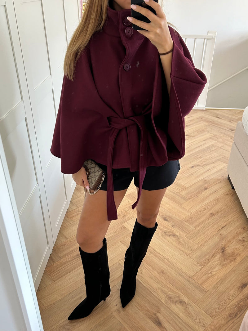 It Girl Jacket Bordeaux