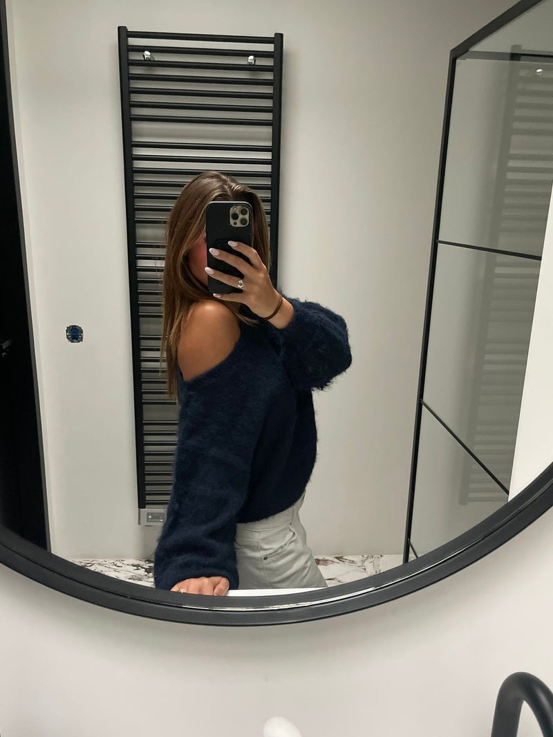 Maya Sweater Blue - BYNICCI.NL