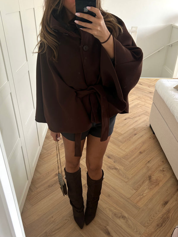 It Girl Jacket Brown