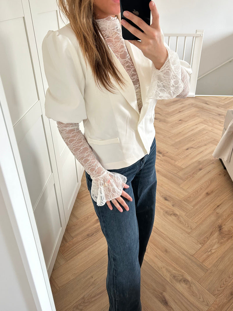 Lace Top White