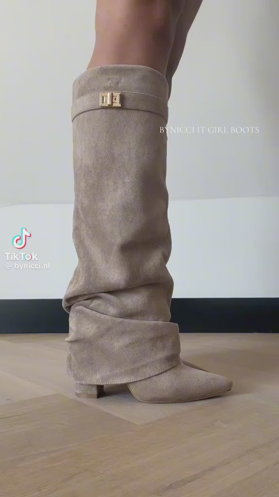 ByNicci Khaki Boots 02 Pre Order